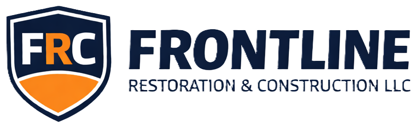 Frontline Restoration & Construction LLC banner logo